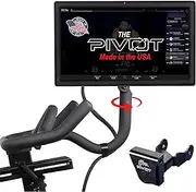 The Pivot for Peloton Bike Screens, Made in USA - 360 Degree of Movement Adjuster | Easily Adjust & Rotate Your Peloton Monitor | Peloton Accessories by TFD