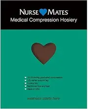 Nurse Mates Medical Compression Hosiery Pantyhose (Java, B)