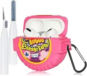 Cute Cover for AirPods Pro Case - 3D Funny Cartoon Bubble Gm Candy Shockproof Protective Silicone Case 3 in 1 Accessories Set for Airpods Pro 1st/2rd Generation Case with with Cleaning Pen Kit