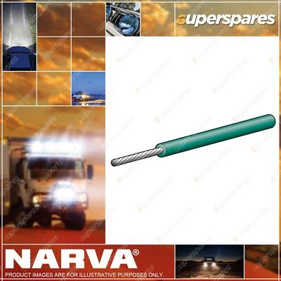 Narva 4 Amps Green Colour 2mm Marine Single Core Cable Length 30 Meters