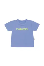 [Bonds] Bonds Toddler Ringer Tee in Flowers Size: 18-24 Months, Aussie Cotton 18-24 Months Flowers