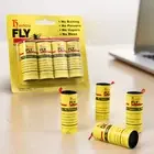 1/5/10 Pack Adhesive Sticky Fly Strips & Gnat Strips Hanging Fruit Gnat Traps