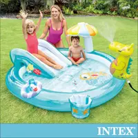 在飛比找蝦皮購物優惠-【INTEX】鱷魚沙灘戲水池 充氣泳池/泳池/滑水道 201