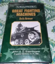 Great Fighting Machines Axis Armor Eisenhower Commentary WWII Clamshell VHS NEW