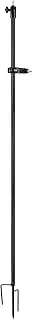 [Holicfun] 2-in-1 Ground Stake Mount Stand for Outdoor Security Cameras and Solar Panels, Universally Compatible with Ring, Blink, Google Nest, Eufy, Arlo, Wyze, SimpliSafe, and More (Black)