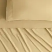 Sheridan Byren Percale Sheet Set in Straw/Yellow Size: King Material: Cotton/Tencel/Lyocell @Sheridan Rewards