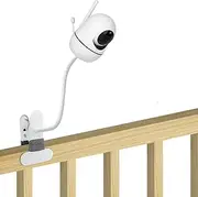 Baby Monitor Mount for HB6550/ Pro/ HB6560/ HB65/ HB6339/ HB40/ HB6081/ HB66/ HB6351,Flexible Arm Bracket, Sturdy Camera Holder Attaches to Crib Cot Shelves, No Tools or Wall Damage