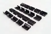 MAZDA R100 COUPE SEDAN 1200 1300 DRIP RAIL STAINLESS GUTTER MOULD TRIM CLIPS