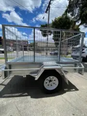 8x5 single axle box trailer