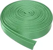 uxcell Double Fold Bias Tape for Sewing 4/5 Inch x 5.5 Yards Satin Pre-fold Continuous Binding Tape for Seaming Quilting Hemming Binding DIY Crafts, Green