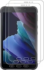 Kepuch 2 Pack Tempered Glass Screen Protector Transparent for Samsung Galaxy Tab Active 3 8.0" T570 T575