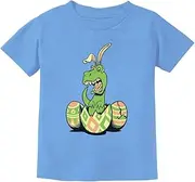 [Tstars] T-Rex Bunny Easter Egg Funny Easter Toddler/Infant Kids T-Shirt