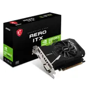 [GT 1030 AERO ITX 4GD4 OC] Graphics/Video Card, 4GB DDR4 / 2100 MHz Memory