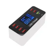 40W Qc Smart Desktop Fast Charging Station Charger 7 Usb Port