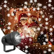 Snowflakes Outdoor Christmas Projector Laser Light Snow Landscape Garden Lamp