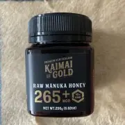 Kaimai Gold New Zealand Raw Manuka Honey MGO 265+ UMF 10+, 8.8 oz. Exp.07/27