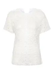 [Tao] Nylon Tulle Embroidered Tee