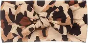 Bow Headband Babies | Wide Leopard Hair Accessories For Babies | Soft Stretchy Bows Head Wrap For Daily Photography, Children Hair Accessories For 0-2 Years Old