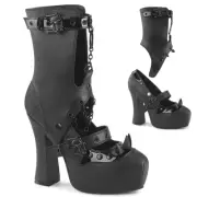 Demonia Demon-13 Cyber Gothic Punk Removable Buckle Mary Jane Heels