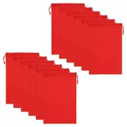 Ski Goggle Bag, 12 Pack Microfiber Snow Goggles Case Sleeve, Red