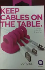 Quirky Keep Cables on the Table - Pink