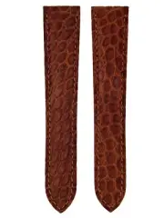 NEW Cartier Brown Matte Leather Watch Strap Band in 21mm x 18mm FRANCE