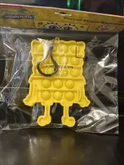 Spongebob Squarepants Popper Fidget Keychain NEW