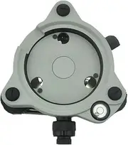 New Replace Optical Plummet Black/Yellow/Grey/Green Tribrach Trimble Total Station GPS Prism Tribrach Base (Color : Grey)