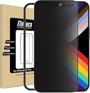 Mothca Matte Privacy Screen for iPhone 15 Pro for Tempered Glass (6.1 Inches), 9H Matte Privacy Screen Protector for iPhone 15 Pro Privacy Film, Anti-Glare & Anti-Fingerprint (Pack of 1)