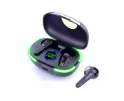 Laser TWS Earbuds: LED Display, True Wireless Stereo, Tap Controls, Rechargeable Case