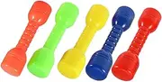 ifundom 5pcs Interactive Dumbbells Plastic Weights for Safe Durable Exercise for Coordination Activity Fun for Parties Outdoor Games