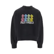 [PALM ANGELS] PALM ANGELS 'Crossroads Bears' print crewneck sweatshirt Man XL XL Black