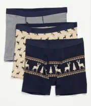 Old Navy Men’s Size Medium ~ Soft-Washed Built-In Flex Boxer Briefs 3-Pack ..NWT