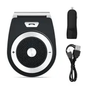 Car Phone Handsfree Bluetooth Kit Wireless Sun Visor For Iphone Huawei Samsung Black Car Speakerphones