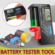 BT-168 Button Cell Battery Power Volt Tester Checker Universal For AA/AAA/C/D/9V