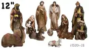 Nativity Set 11pcs New 12" / Nacimiento Navideno Set completo 11pc