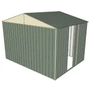 Build-a-Shed 3.0 x 2.3 x 2.3m Gable Single Sliding Side Door Shed - Green