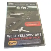 Orbx FTX : West Yellowstone , New Sealed PCDVD - Flight Simulator X Prepar 3D