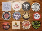 Brewing Company Beer Coasters Lot of 12 Bar Alcohol Zion Buenaveza White Claw