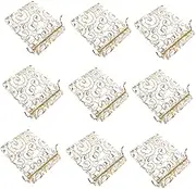 Cabilock Organza Candy Bags Drawstring 50pcs Presentation Pouches for Christmas Wedding Decor Company