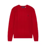 New Polo Ralph Lauren Wool/Cashmere Pullover 'Red' Size Large 710876762006