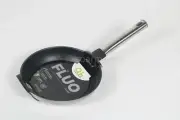 Q.b by Mopita Fluo Frying Pan Nonstick Skillet 8" Inch Black / Silver New