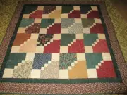 Heirloom One of Kind Machine Quilted Quilt designed with Thimbleberry fabrics