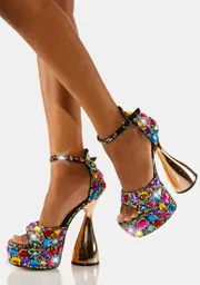 [AZALEA WANG] Jester Platform Heels