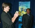 Nathan Fillion video tapping Giancarlo Esposito at Fox Television - Old Photo