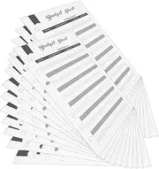 DOITOOL 60pcs Planner Inserts Six-Hole Sheets Cash Binder Refill Expense Tracking Daily Sheets