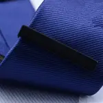【拉福】領帶夾窄版領帶夾窄領夾霧面(4.0CM)