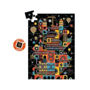 100pc Djeco The Lively City Kinoptik Wizzy Jigsaw Puzzle Kids Game 34x48cm 7+