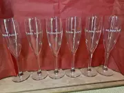 Set of 6 Stolzle Lausitz Champagne Glasses Mumm Napa - Napa Valley