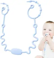 Toy Straps for Car Seat - Adjustable Silicone Toy Leash for High Chair | Toy Straps Clips for High Chair, Rocking Chair, Teether Toy, Car Seat Toy Fulenyi